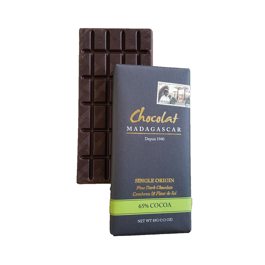 Robert de Madagascar Chocolat noir combawa fleurs de sel
