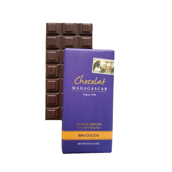 Tablette robert madagacscar chocolat lait