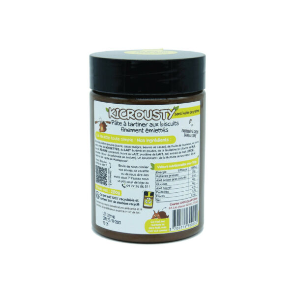 Pâte à Tartiner Chocolat Lait Noisettes Feuillantine Croquante – Image 2