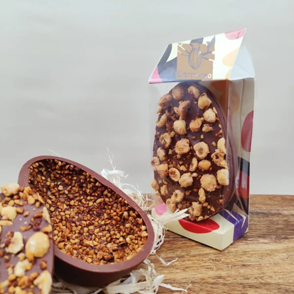 Oeuf chocolat lait noisette
