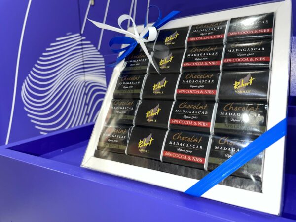 Coffret 20 Napolitains Chocolat Noir Robert de Madagascar
